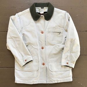 Vintage LL Bean field jacket w wool plaid lining